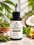 AIDA Organics Hair Growth Oil 2 oz - front